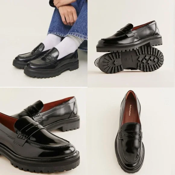 Reformation Black Loafers - Picture 2 of 16